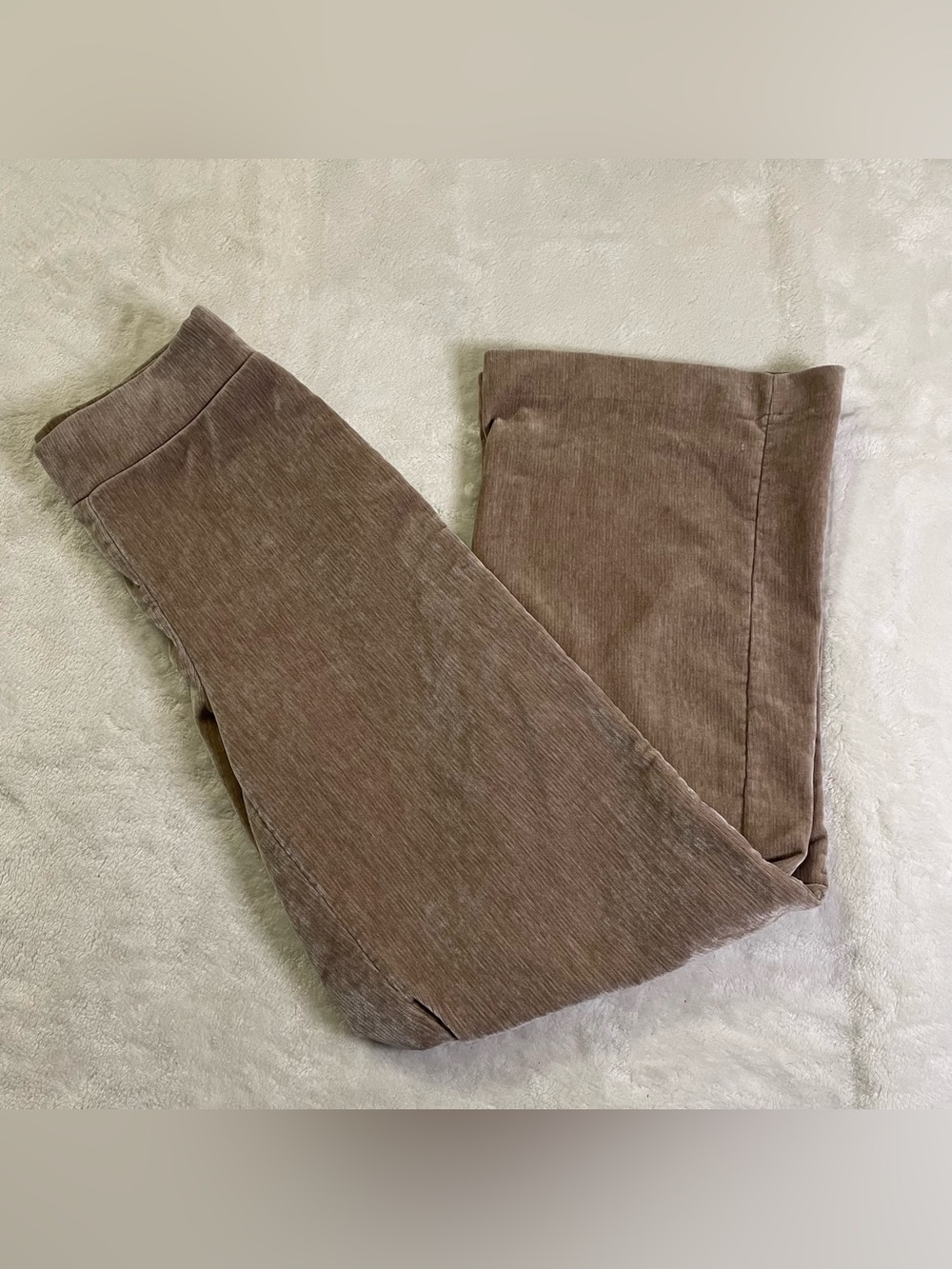 LOFT Medium Brown Corduroy Wide Legged Pants size S